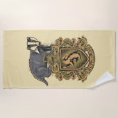 Harry Potter | Hufflepuff-Wappen mit Dachs Strandtuch (Vorderseite)