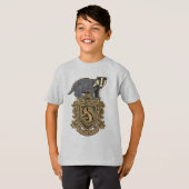 Harry Potter | Hufflepuff-Wappen mit Dachs T-Shirt (Vorne ganz)