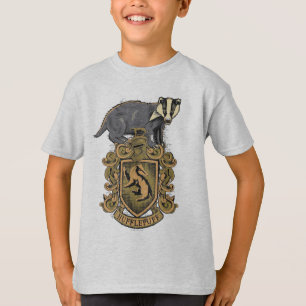 Harry Potter Hufflepuff-Wappen mit Dachs T-Shirt