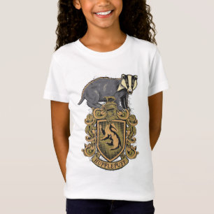 Harry Potter Hufflepuff‑Wappen mit Dachs T-Shirt