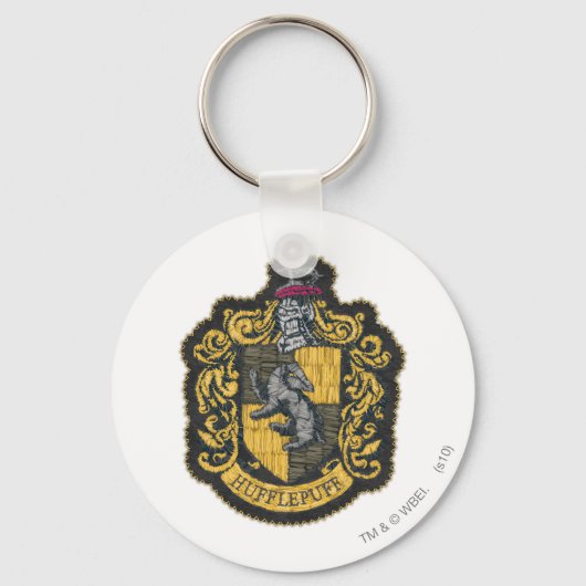 Harry Potter | Hufflepuff-Wappen-Patch Schlüsselanhänger (Vorderseite)
