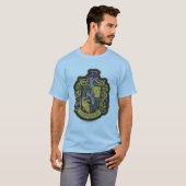 Harry Potter | Hufflepuff-Wappen-Patch T-Shirt (Vorne ganz)