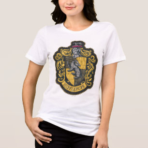 Harry Potter   Hufflepuff-Wappen-Patch Tri-Blend Shirt