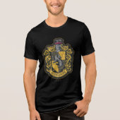 Harry Potter | Hufflepuff-Wappen-Patch Tri-Blend Shirt (Vorderseite)