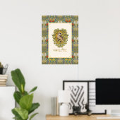 HARRY POTTER™ | HUFFLEPUFF™ Wappen Poster (Heimbüro)