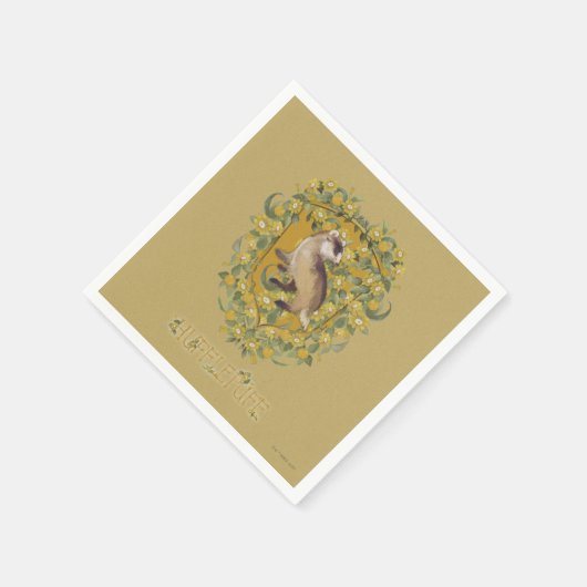 HARRY POTTER™ | HUFFLEPUFF™ Wappen Serviette (Ecke)