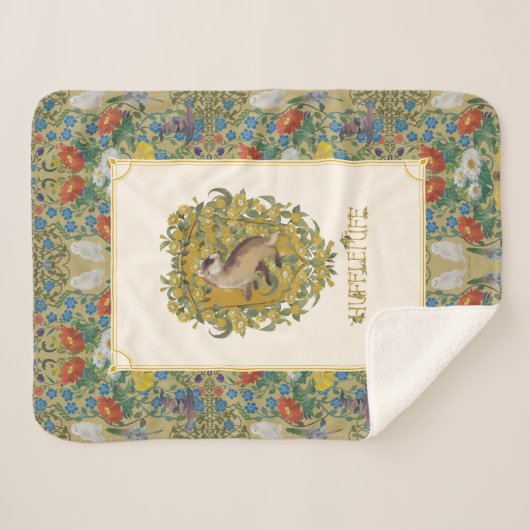 HARRY POTTER™ | HUFFLEPUFF™ Wappen Sherpadecke (Vorderseite (Horizontal))