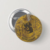 Harry Potter | Hufflepuff Wappen Spray Paint Button (Vorne & Hinten)