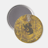 Harry Potter | Hufflepuff Wappen Spray Paint Magnet (Vorderseite/Rückseite)