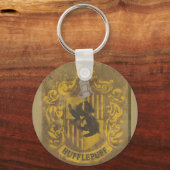 Harry Potter | Hufflepuff Wappen Spray Paint Schlüsselanhänger (Vorderseite)