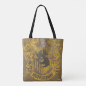 Harry Potter | Hufflepuff-Wappen-Sprühfarbe Tasche (Rückseite)