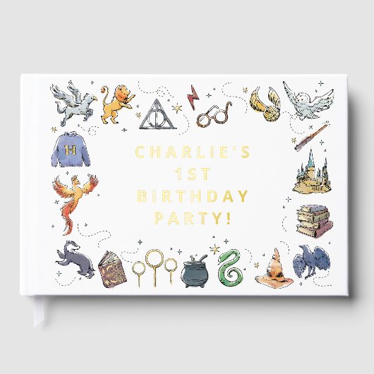 Harry-Potter-Icon-Geburtstag Gästebuch (Vorderseite)