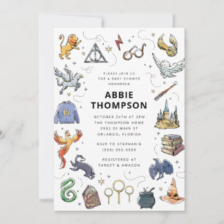 Harry Potter Icon's Baby Shower Einladung