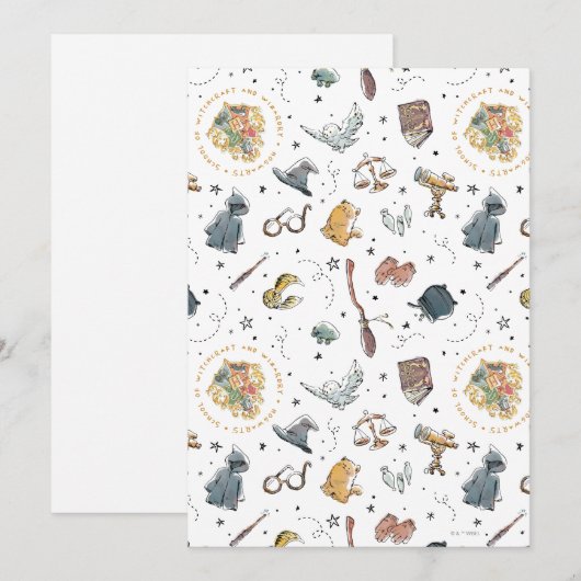 HARRY POTTER™ Icons Muster (Vorne/Hinten)
