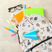 Harry Potter Icons Muster Bedruckter Rucksack