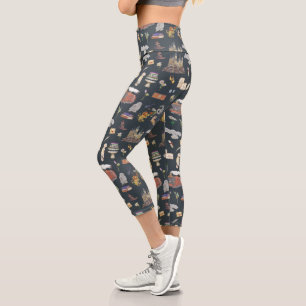 HARRY POTTER™   Icons Muster Capri Leggings