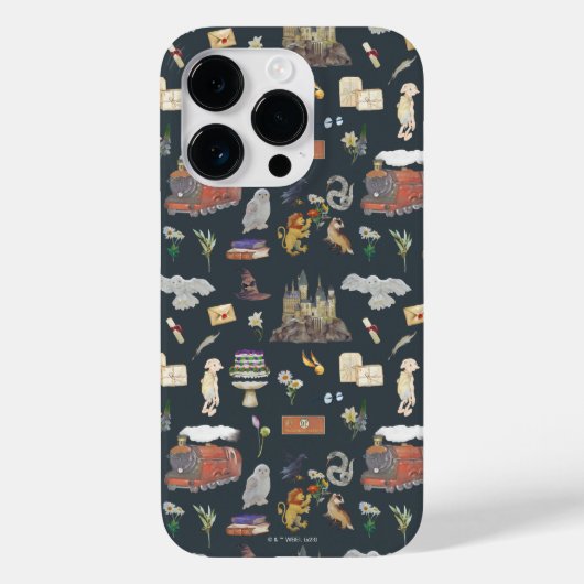 HARRY POTTER™ | Icons Muster Case-Mate iPhone Hülle (Rückseite)