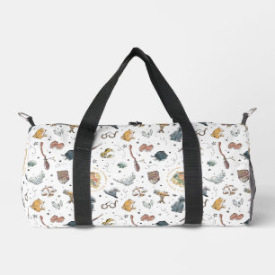 Harry Potter Icons Muster Duffle Bag