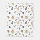 HARRY POTTER™ Icons Muster Fleecedecke (Vorderseite)
