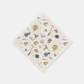 Harry-Potter-Icons-Muster - Geburtstag Serviette (Ecke)