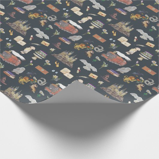 HARRY POTTER™ | Icons Muster Geschenkpapier (Ecke)