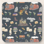 HARRY POTTER™ | Icons Muster Getränkeuntersetzer (Vorderseite)