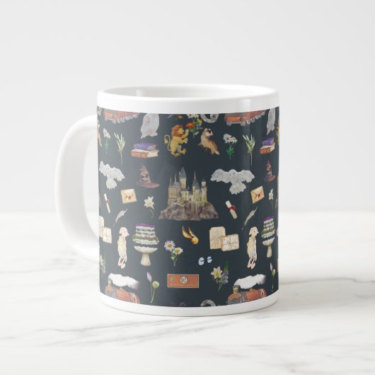 HARRY POTTER™ | Icons Muster Jumbo-Tasse (Vorderseite Links)
