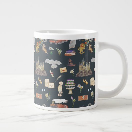 HARRY POTTER™ | Icons Muster Jumbo-Tasse (Rechts)