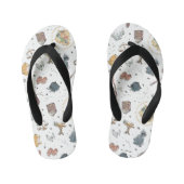 HARRY POTTER™ Icons-Muster Kinderbadesandalen (Fußbett)