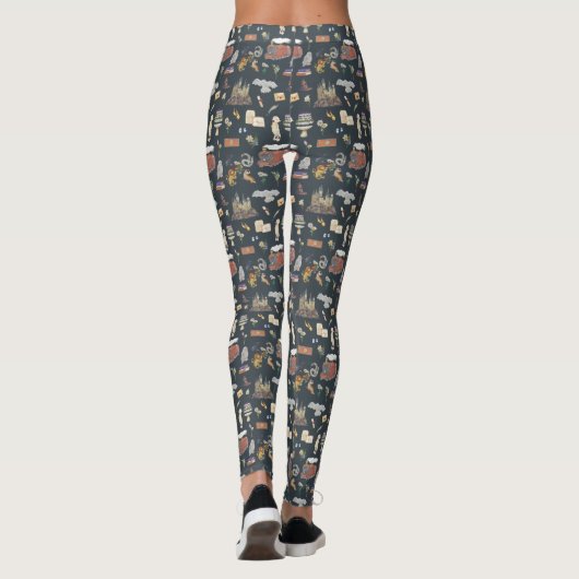 HARRY POTTER™ | Icons Muster Leggings (Rückseite)