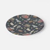 HARRY POTTER™ | Icons Muster Pappteller (Schrägansicht)