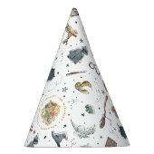 HARRY POTTER™ Icons-Muster Partyhütchen (Rechts)