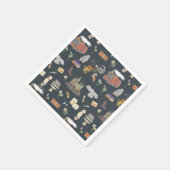 HARRY POTTER™ | Icons Muster Serviette (Ecke)