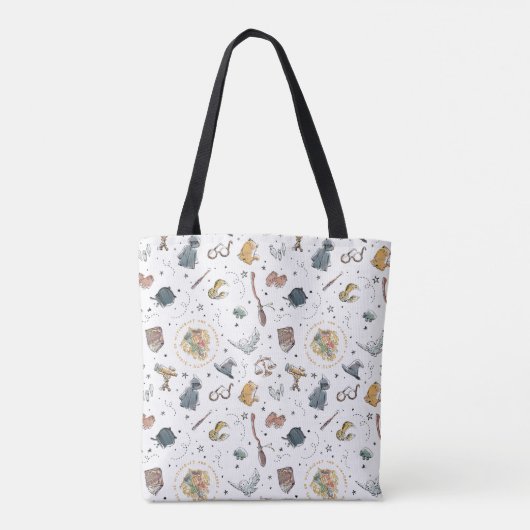HARRY POTTER™ Icons Muster Tasche (Rückseite)