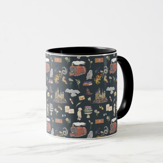 HARRY POTTER™ | Icons Muster Tasse (VorderseiteRechts)