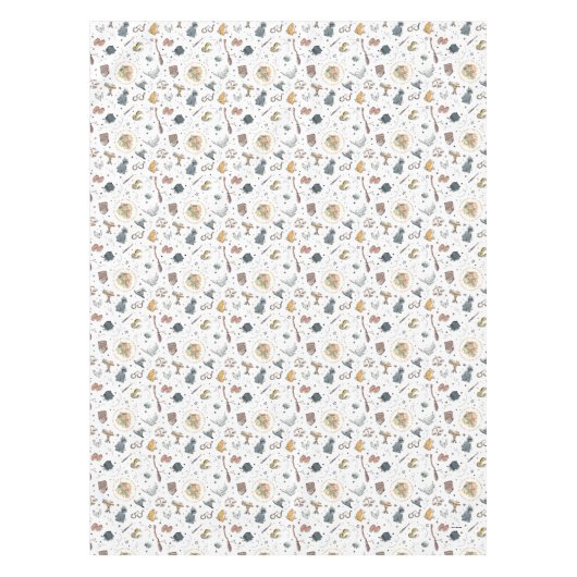 HARRY POTTER™ Icons-Muster Tischdecke (Vorderseite)