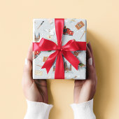 Harry Potter Icons Pattern - Baby Dusche Geschenkpapier Set