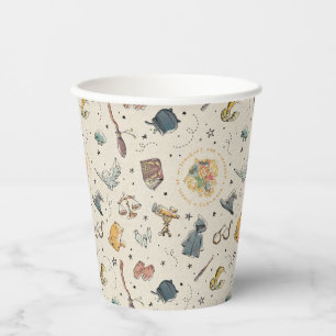 Harry Potter Icons Pattern - Baby Dusche Pappbecher