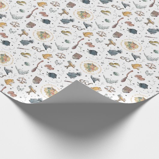 Harry Potter Icons Pattern - Geburtstag Geschenkpapier (Ecke)