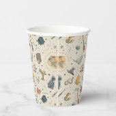 Harry Potter Icons Pattern - Geburtstag Pappbecher (Rechts)