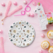 HARRY POTTER™ Icons Pattern Pappteller (Party)