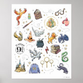 HARRY POTTER™ Icons Poster (Vorne)