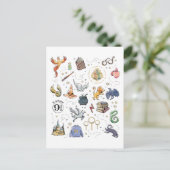 HARRY POTTER™ Icons T Postkarte (Stehend Vorderseite)