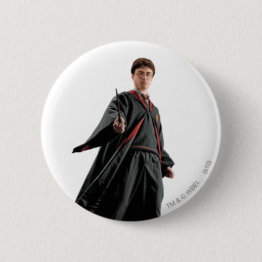 Harry Potter im Bereitschaftszustand Button (Vorderseite)