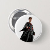 Harry Potter im Bereitschaftszustand Button (Vorne & Hinten)