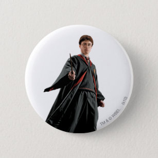 Harry Potter im Bereitschaftszustand Button