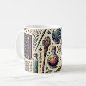 Harry Potter inspirierte magische Tasse (Vorderseite Links)