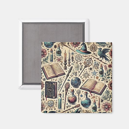 Harry Potter inspirierter Magnet (Vorderseite/Rückseite)