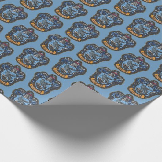 Harry Potter | Klassisches Ravenclaw-Wappen Geschenkpapier (Ecke)