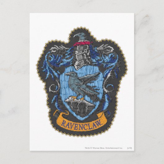 Harry Potter | Klassisches Ravenclaw-Wappen Postkarte (Vorderseite)
